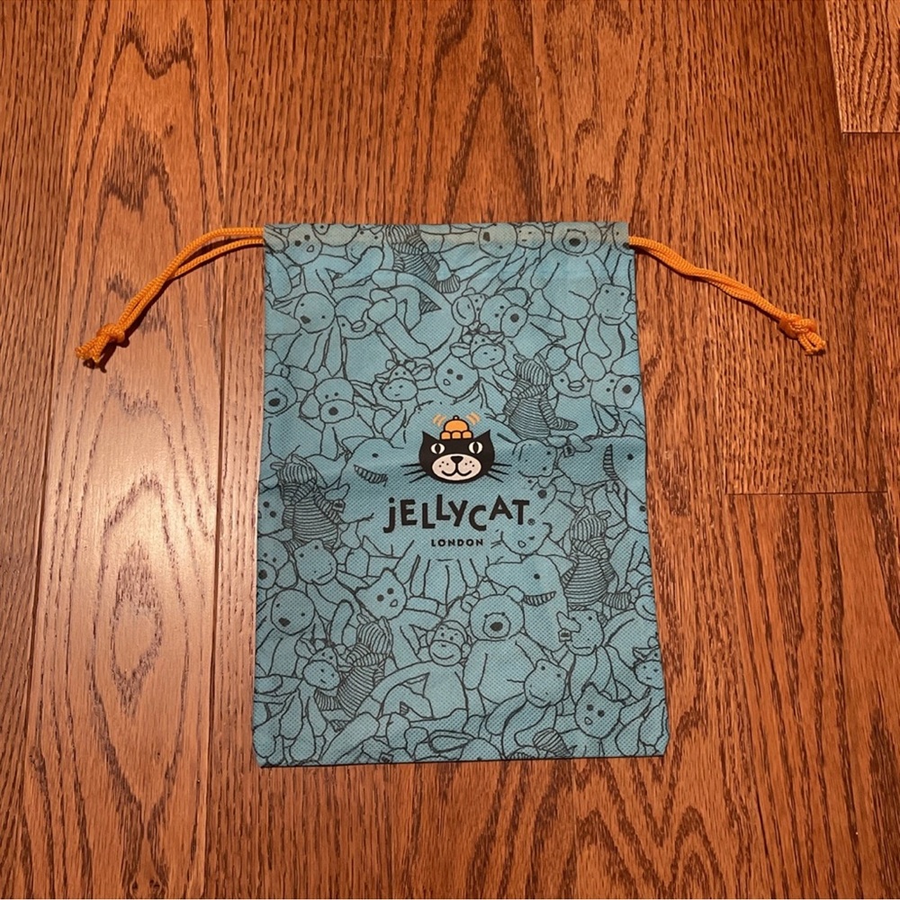Jellycat London Blue Drawstring Dust Bag Pouch Small 10.5 x 7.5 Inch
